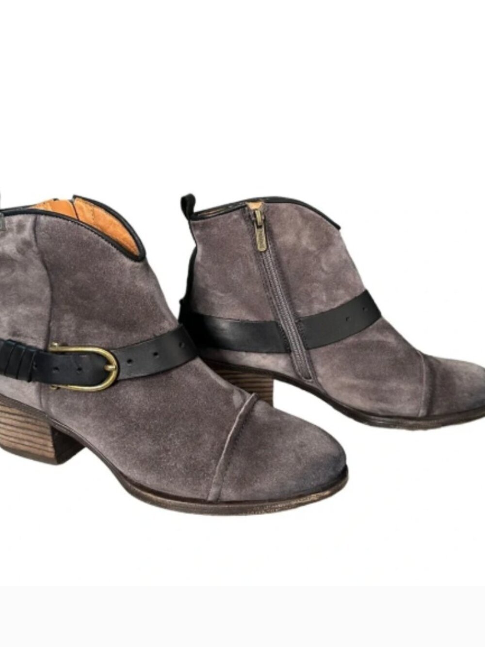 Pikolinos Baqueira Suede Cowboy Ankle Boots Size 38 US 8